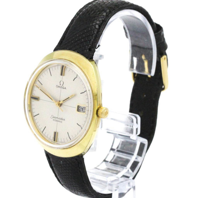 歐米茄海馬系列宇宙腕錶 Cal.621 鍍金自動男士腕錶 166.026-1