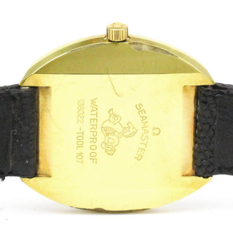 歐米茄海馬系列宇宙腕錶 Cal.621 鍍金自動男士腕錶 166.026-6