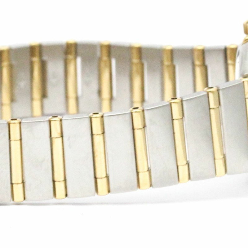 歐米茄星座系列珍珠母貝18K金精鋼石英腕錶1262.70拋光款-6