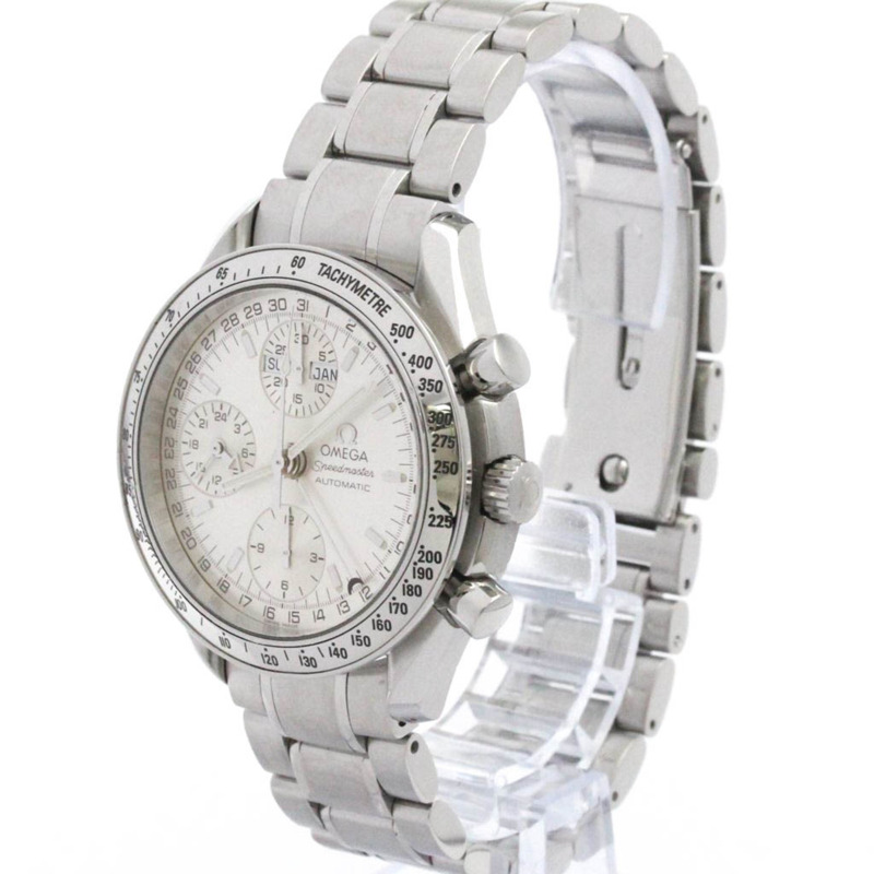 歐米茄超霸系列三曆自動上鍊精鋼腕錶 3523.30 拋光-1