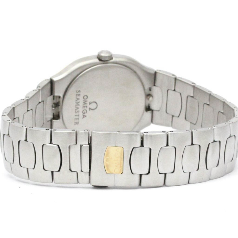 歐米茄海馬系列北極星18K金精鋼男士腕錶396.1022拋光款-4