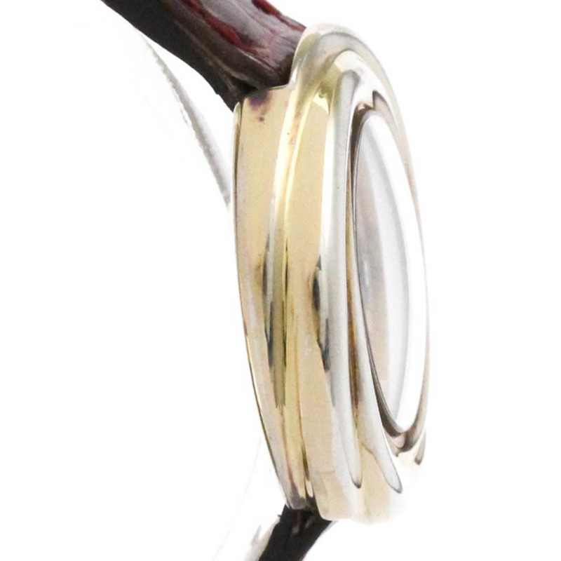 卡地亞 Must Trinity 鍍金石英女士腕錶 W1010744-7