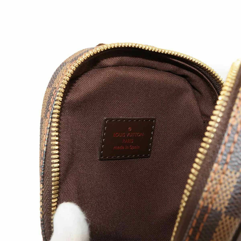 路易威登 Damier Pochette Gange 個人 SPO Ebene 皮革身體包 N48048-7