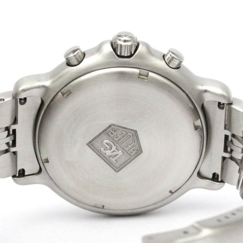 TAG HEUER 6000 計時碼錶 精鋼石英男錶 CH1111 拋光-5