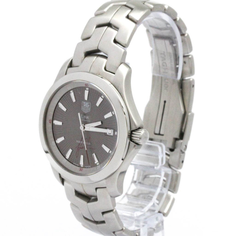 TAG HEUER 豪雅 Link Tiger Woods LTD 限量版自動腕錶 WJF2113 拋光-1