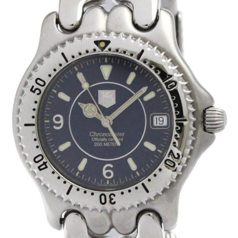 TAG HEUER 豪雅 Sel 200公尺天文台認證自動男士腕錶 WG5114 拋光-0