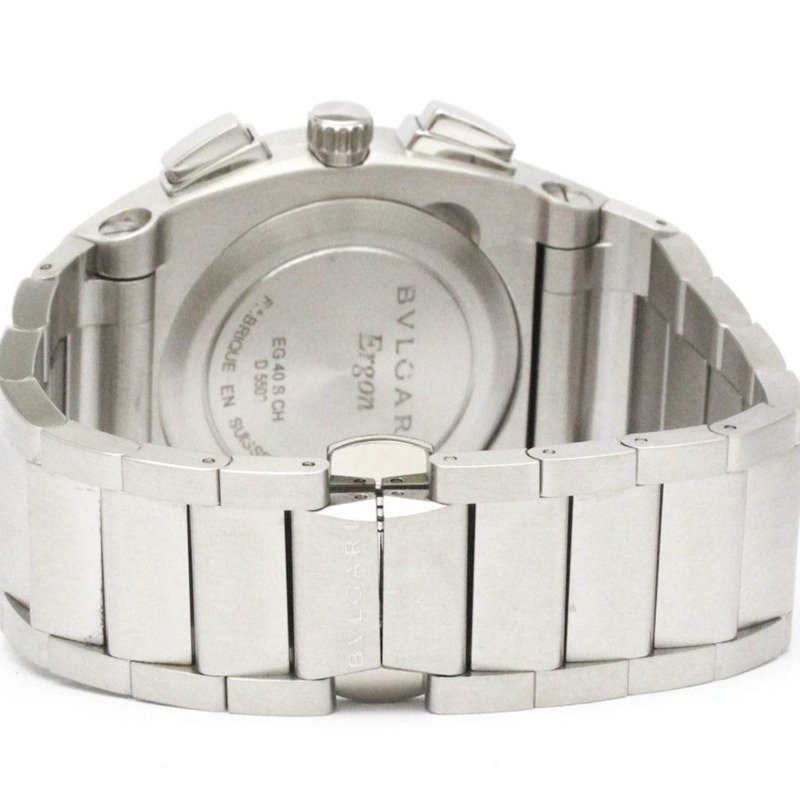 寶格麗 Ergon 計時碼錶精鋼自動男士腕錶 EG40SCH-4