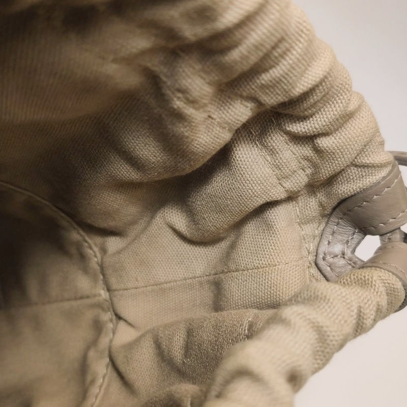 Chloe Roy 小號 牛皮帆布穿孔圓環斜挎包單肩包-10