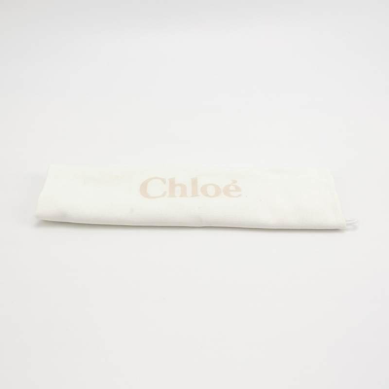 Chloe Chloe C迷你牛皮羊皮翻毛皮拼色字母C徽飾斜挎包單肩包-8