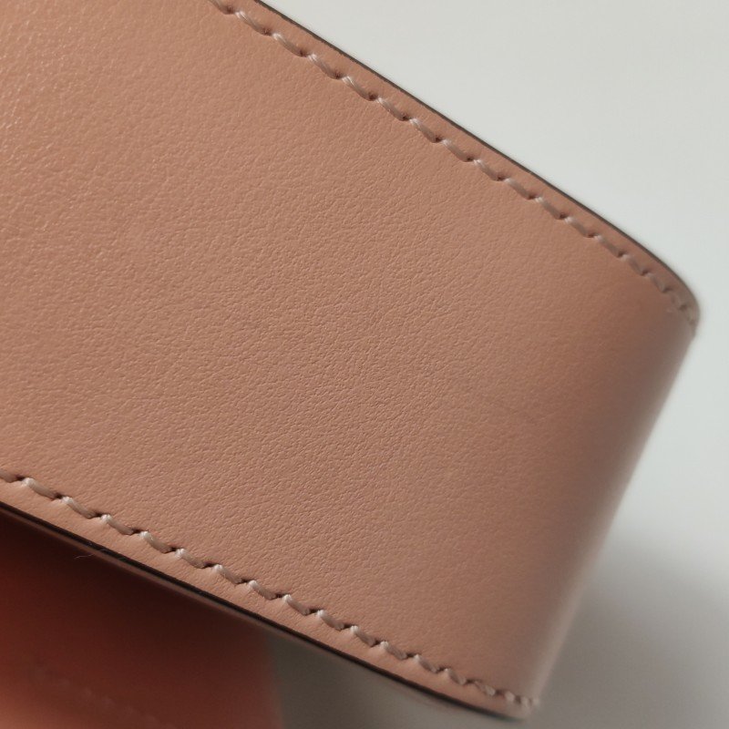 Chloe Chloe C迷你牛皮羊皮翻毛皮拼色字母C徽飾斜挎包單肩包-15