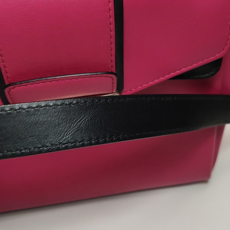 Bvlgari Serpenti Viper牛皮拼色字母Logo斜挎包單肩包-16