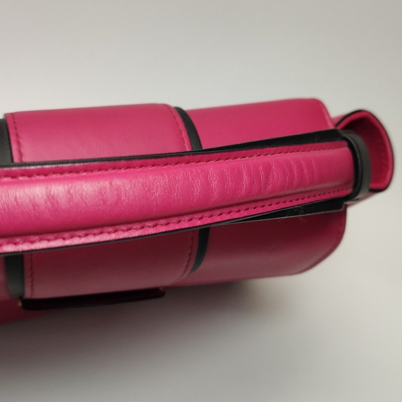 Bvlgari Serpenti Viper牛皮拼色字母Logo斜挎包單肩包-17