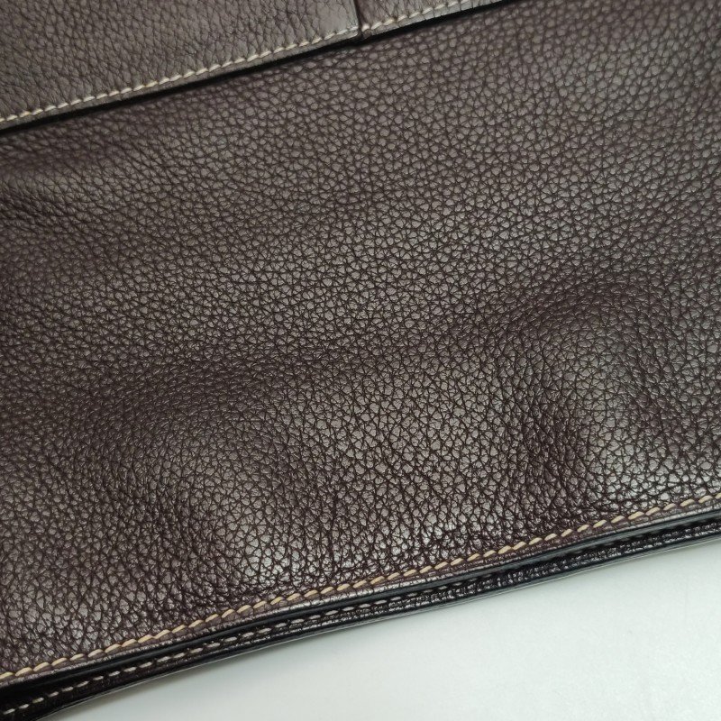 Hermes Good News明線裝飾斜挎包單肩包Togo牛皮銀扣57波爾多酒紅框L刻-19