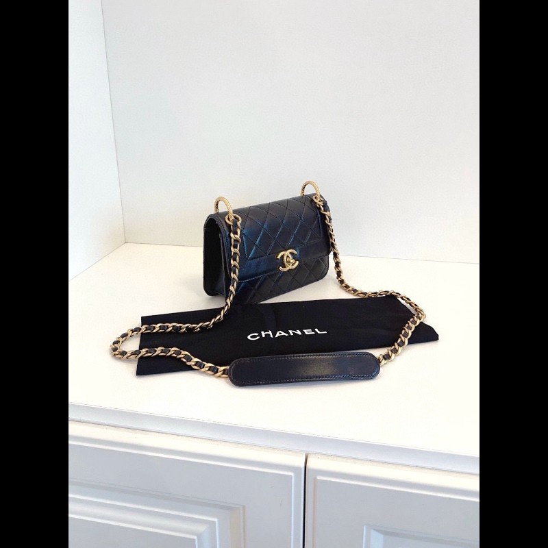 Chanel flap 牛皮-2