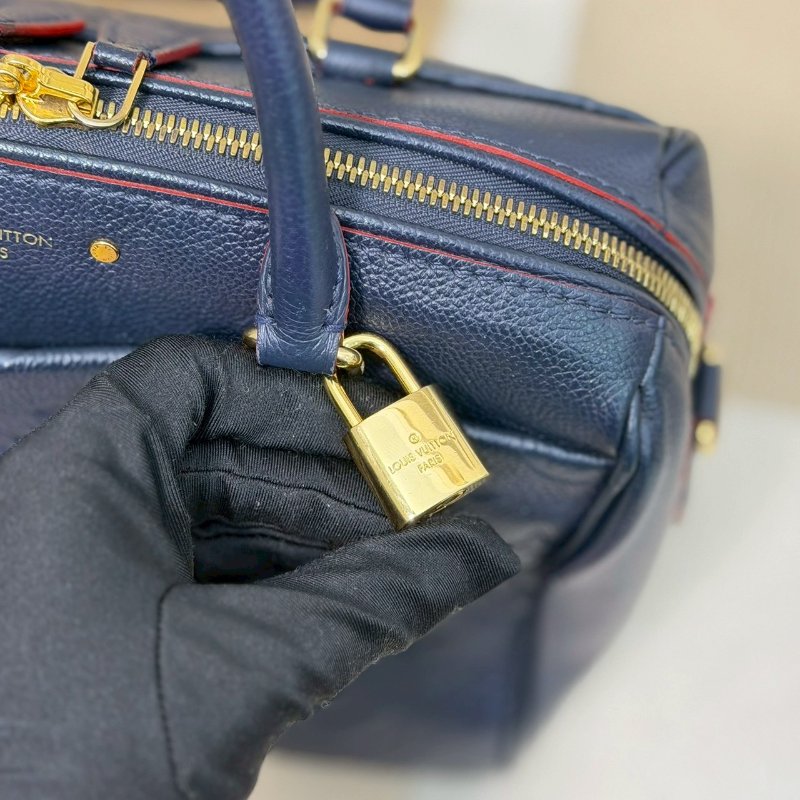 🏷LV．Speedy 25 壓紋海軍藍 M43501 /客人寄賣-23