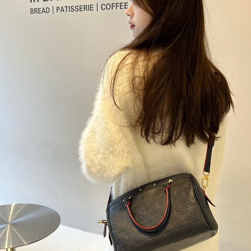 🏷LV．Speedy 25 壓紋海軍藍 M43501 /客人寄賣-35