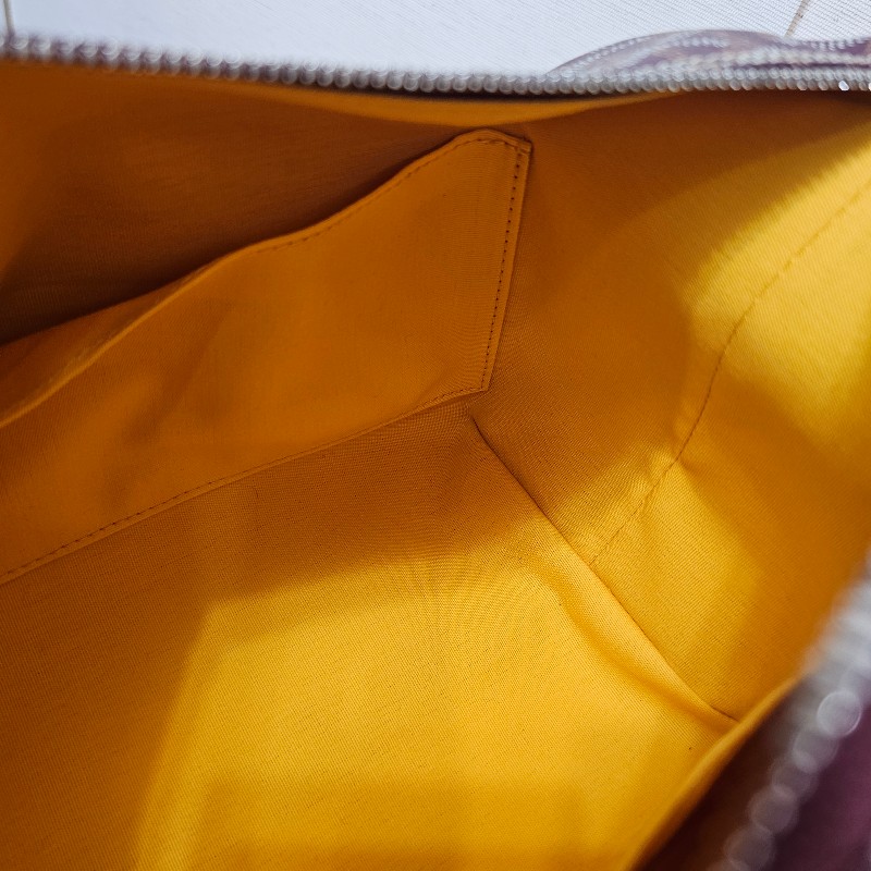 [品況極新❣️免飛出國買價超甜] Goyard酒紅色BowlingToiletry25化妝盥洗包-13