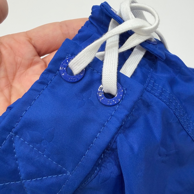 LV MONOGRAM 3D 寶藍色 口袋 海灘褲 沖浪褲 沙灘褲 短褲 運動褲-1