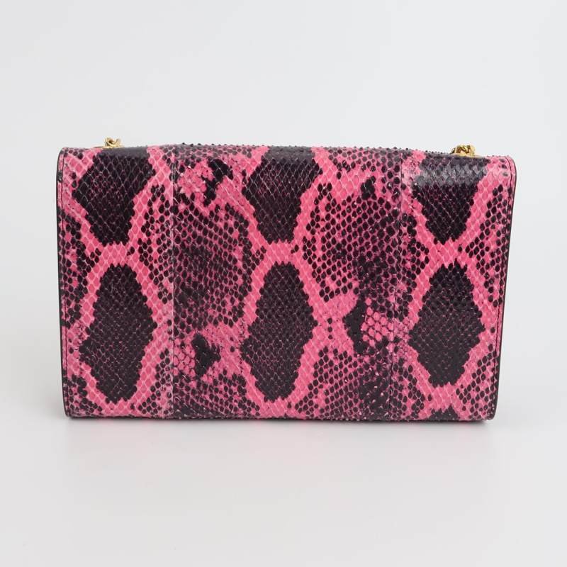 Saint Laurent Kate凱特包中號蛇皮拼色YSL標誌斜挎包單肩包-4