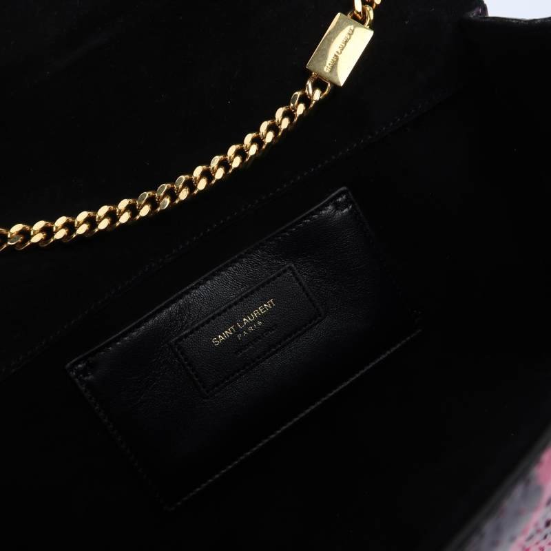 Saint Laurent Kate凱特包中號蛇皮拼色YSL標誌斜挎包單肩包-7