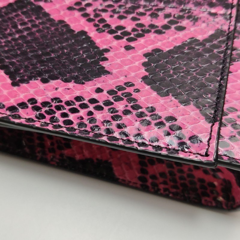 Saint Laurent Kate凱特包中號蛇皮拼色YSL標誌斜挎包單肩包-14