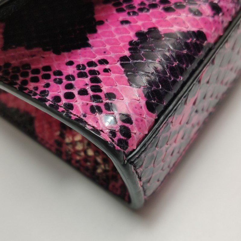 Saint Laurent Kate凱特包中號蛇皮拼色YSL標誌斜挎包單肩包-17