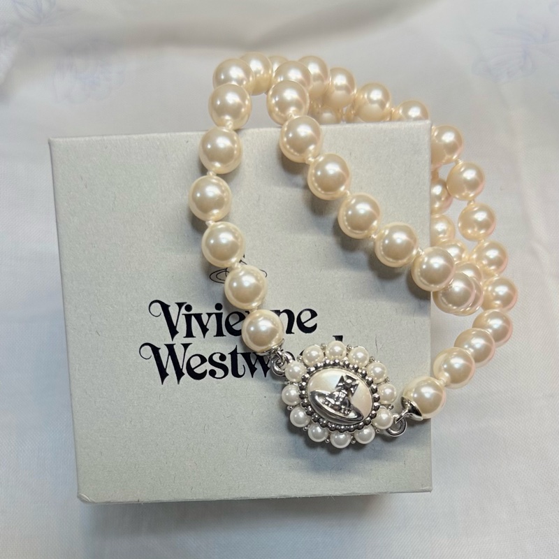Vivienne Westwood 施華洛施奇珍珠項鍊-0
