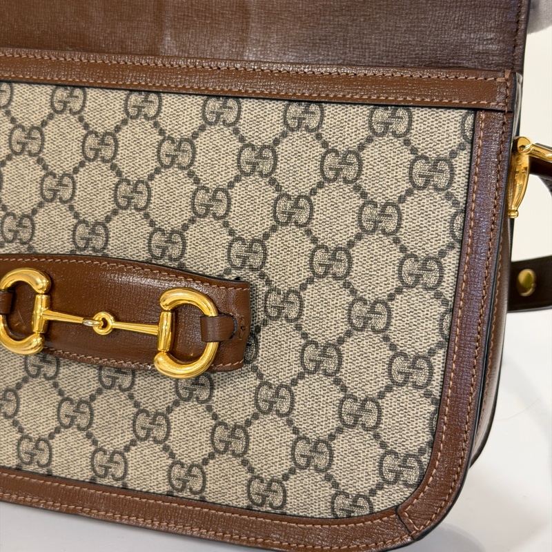 #全網最低 #櫃上在售8️⃣萬多 Gucci 1955馬銜扣中號斜挎肩背包-15