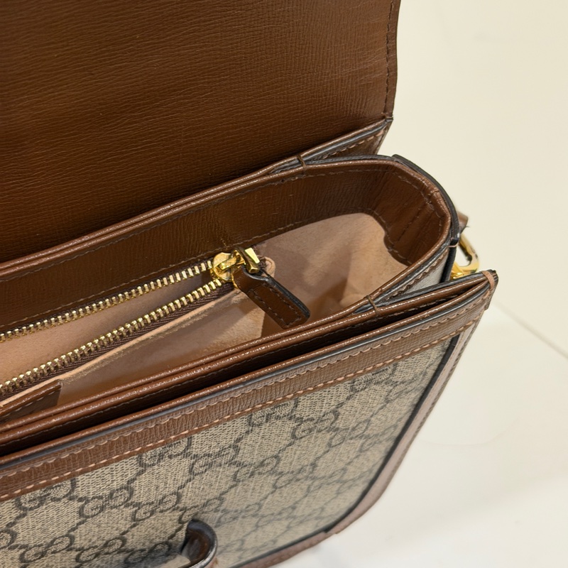 #全網最低 #櫃上在售8️⃣萬多 Gucci 1955馬銜扣中號斜挎肩背包-19