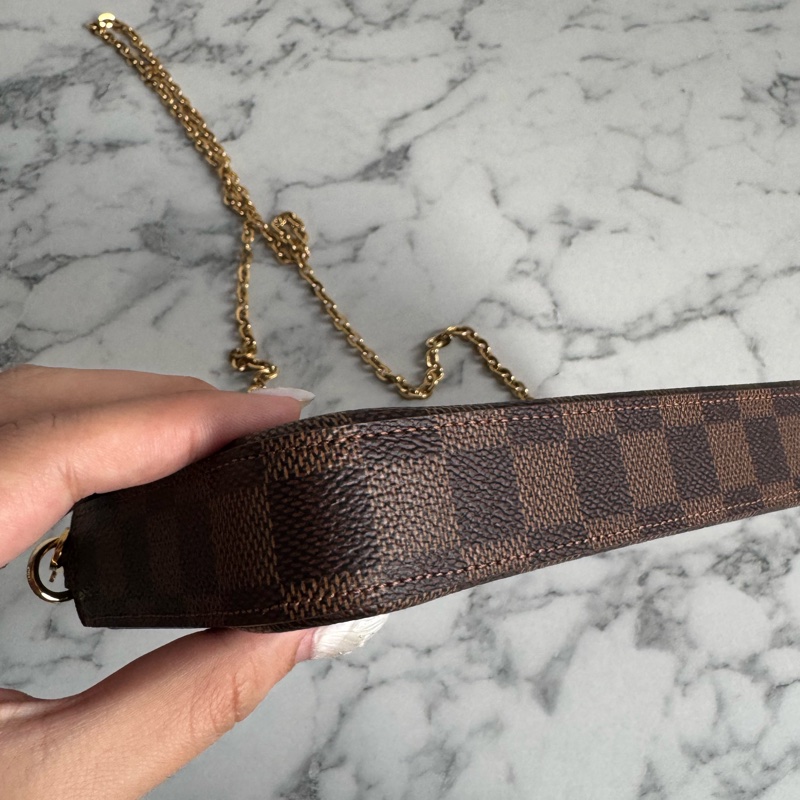 LV咖棋盤格三合一woc-6