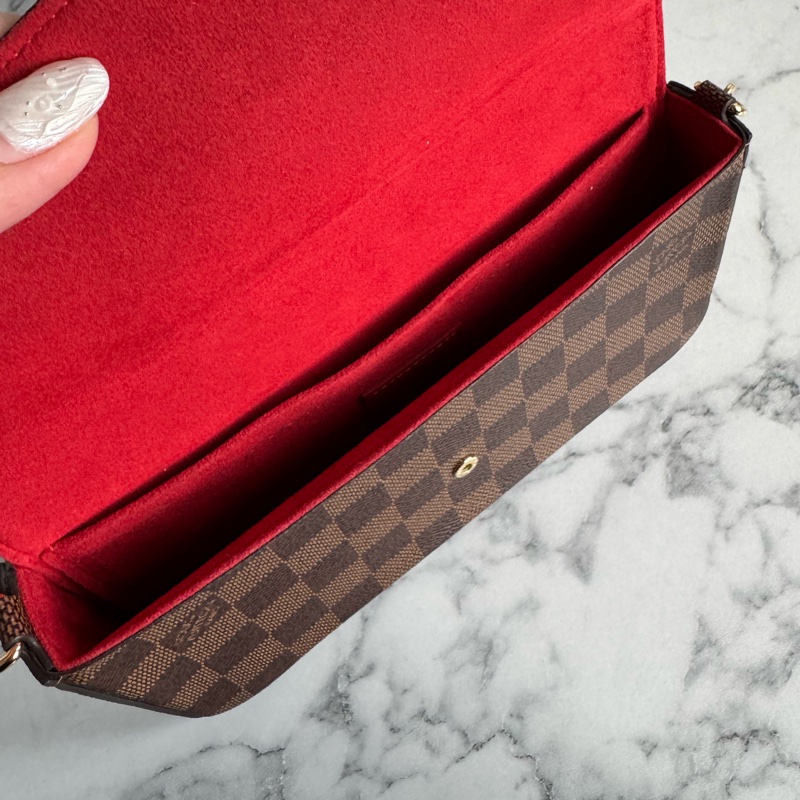 LV咖棋盤格三合一woc-13