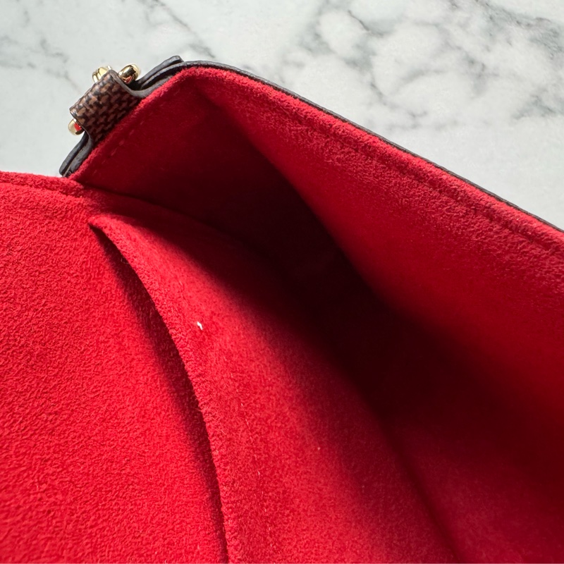 LV咖棋盤格三合一woc-20