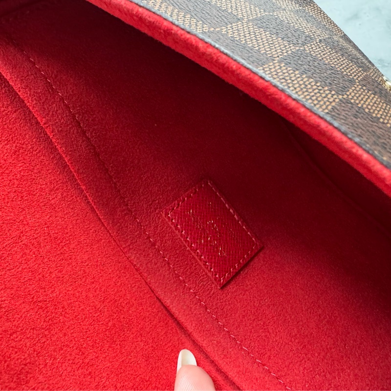 LV咖棋盤格三合一woc-21