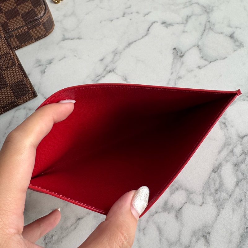 LV咖棋盤格三合一woc-33