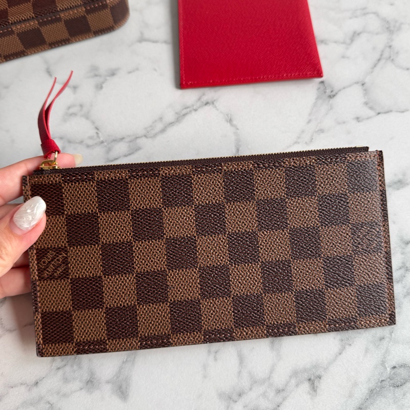 LV咖棋盤格三合一woc-36