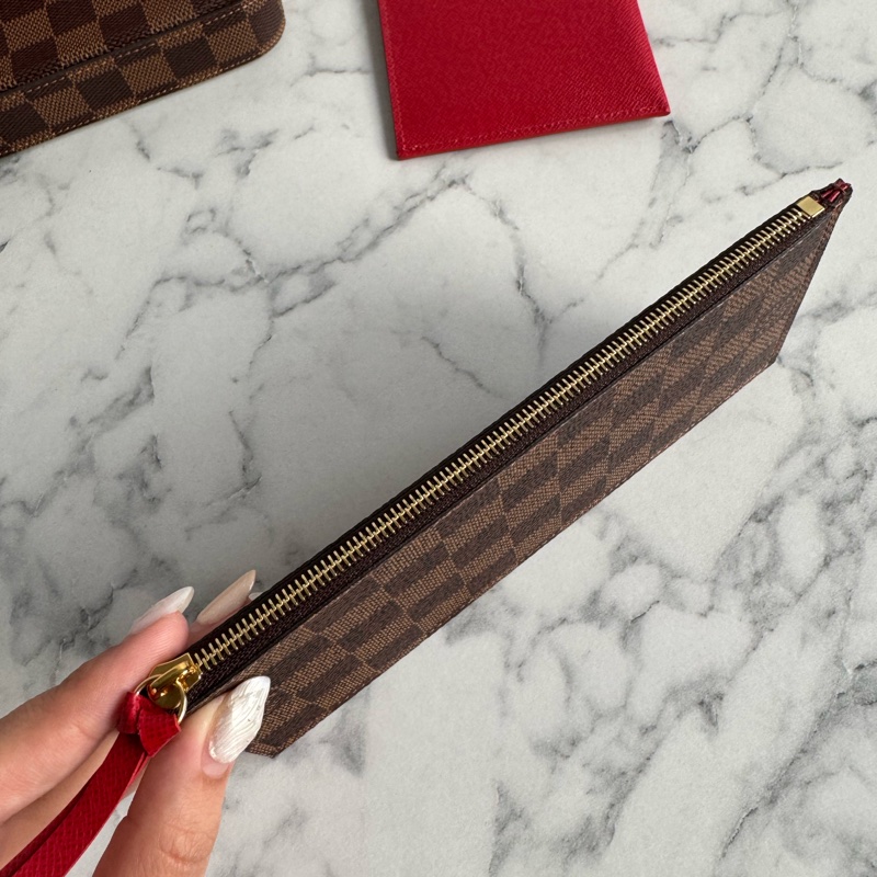 LV咖棋盤格三合一woc-37