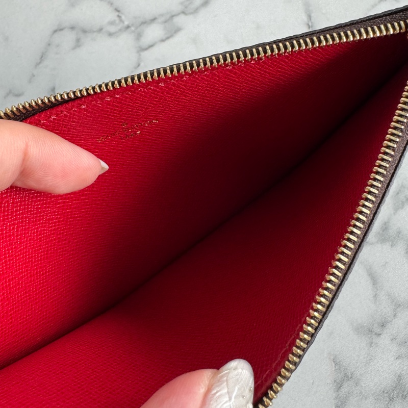 LV咖棋盤格三合一woc-38