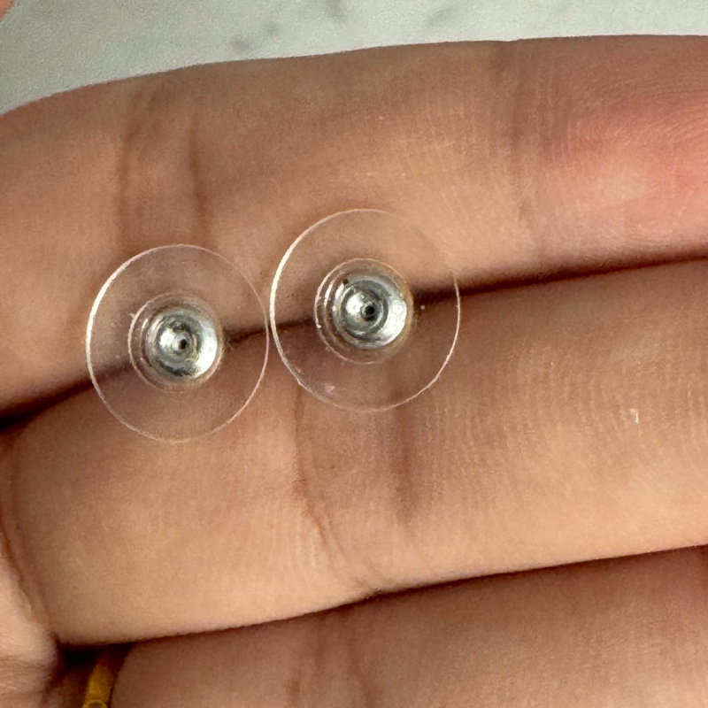 Chanel白雙C珍珠耳環-9