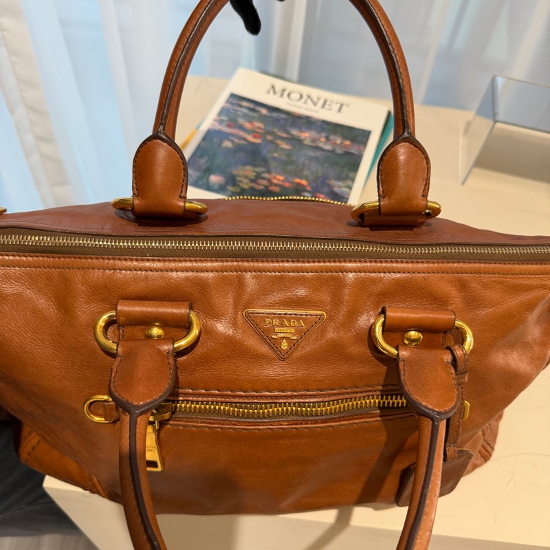 Prada 棕色公事包 防塵袋 ❤️‍🔥❤️‍🔥誰背誰賺錢-6