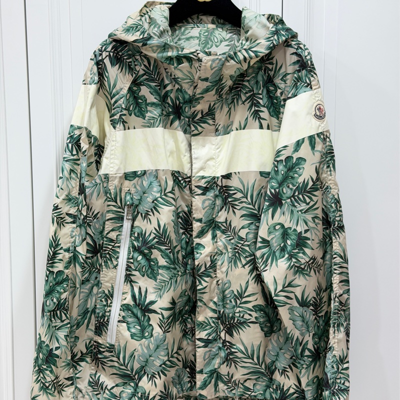 MONCLER 叢林 綠葉 防風外套 風衣外套 夾克 外套 薄外套 風衣-3