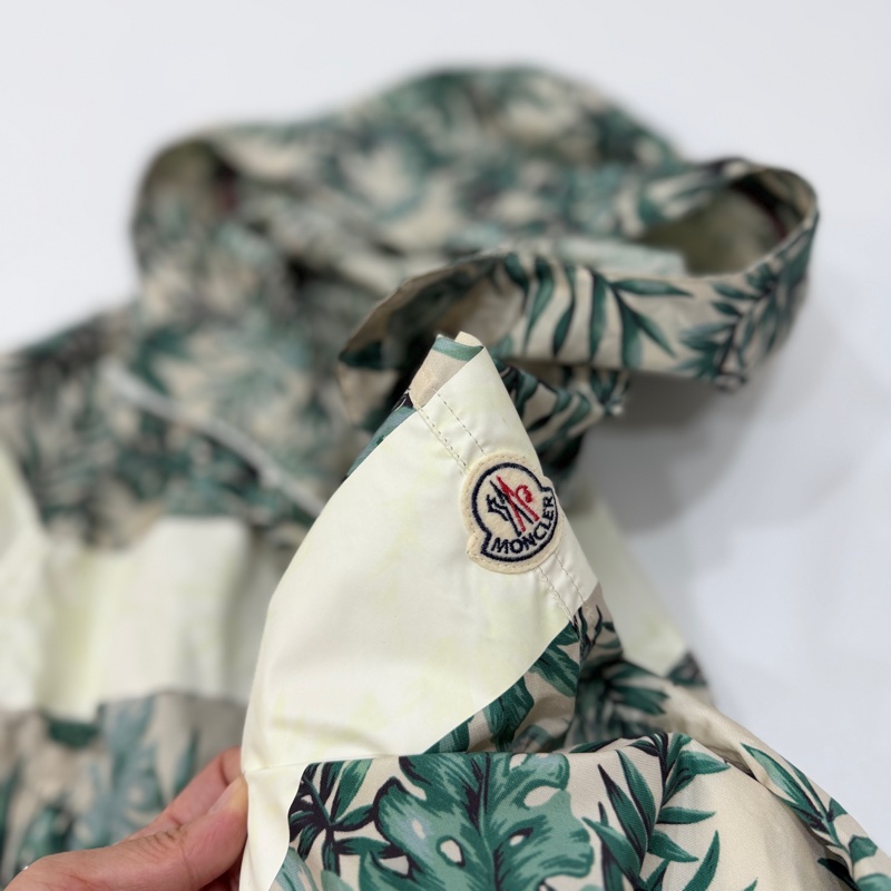 MONCLER 叢林 綠葉 防風外套 風衣外套 夾克 外套 薄外套 風衣-12