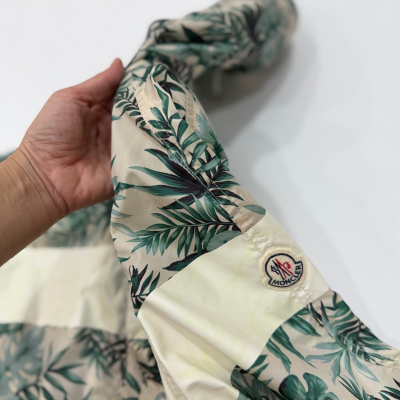 MONCLER 叢林 綠葉 防風外套 風衣外套 夾克 外套 薄外套 風衣-21