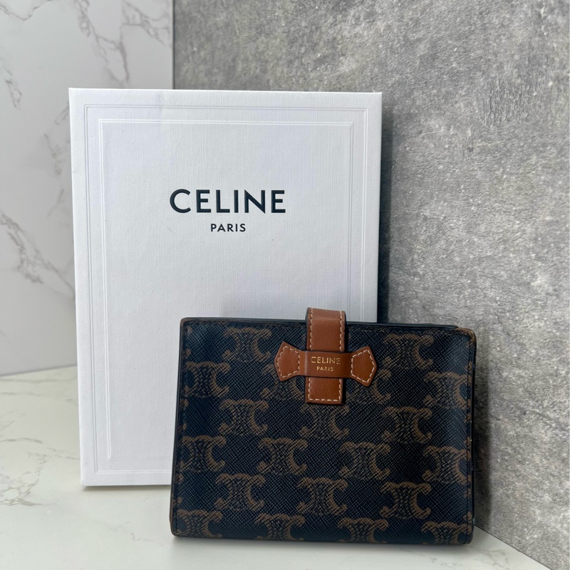 💗香緹國際精品💗 Celine ｜ 凱旋門中夾-0