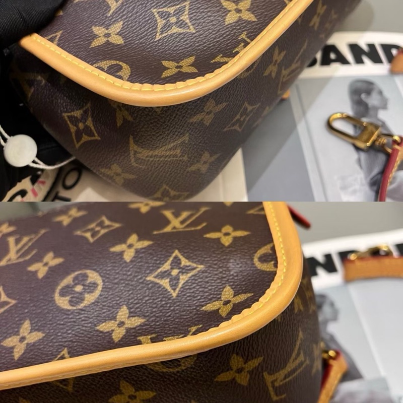 LV diane 法棍包黑色肩帶-6