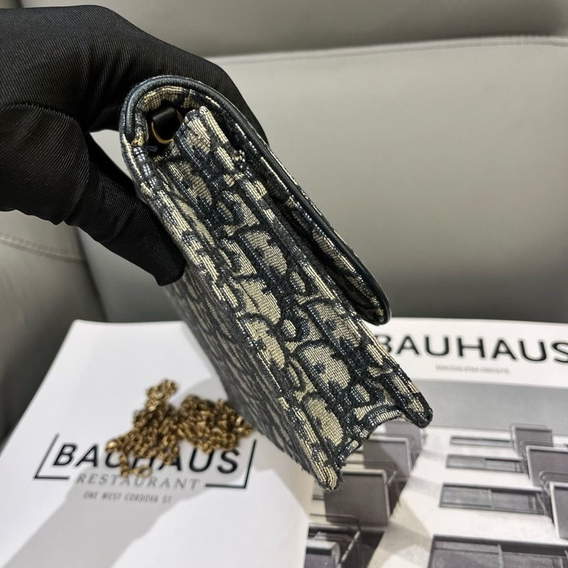 Dior 迪奧老花woc 大號鏈條包saddle-3