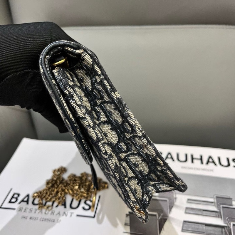 Dior 迪奧老花woc 大號鏈條包saddle-4