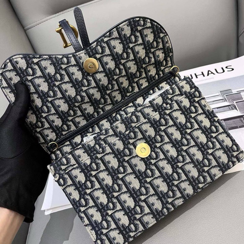 Dior 迪奧老花woc 大號鏈條包saddle-5