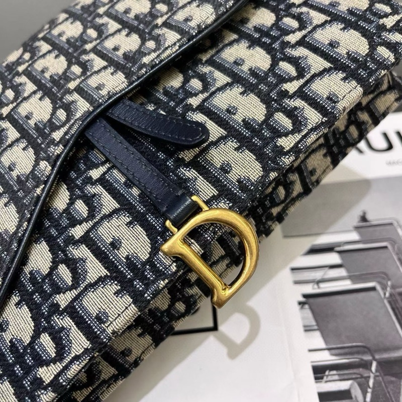 Dior 迪奧老花woc 大號鏈條包saddle-6