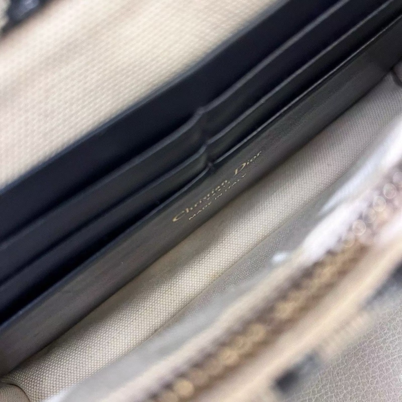 Dior 迪奧老花woc 大號鏈條包saddle-7