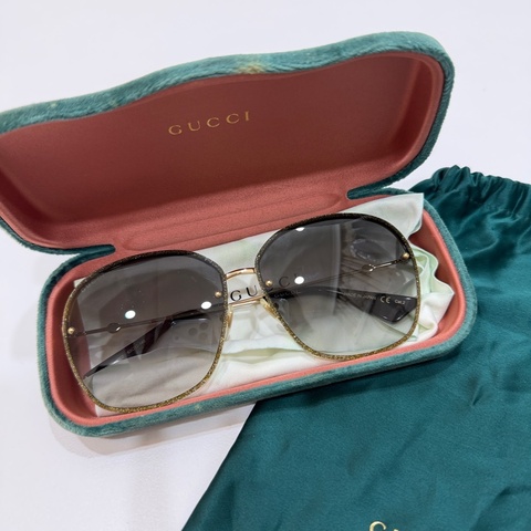 gucci GG0228s 002 亮片 小蜜蜂 太陽眼鏡 墨鏡